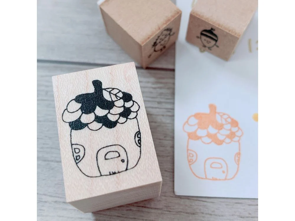 Kayonoko - Rubber Stamp - Acorn House