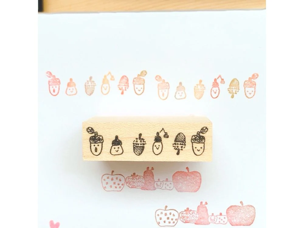 Kayonoko - Rubber Stamp - Acorn Line