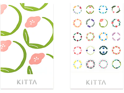 KITTA - Seal - Circle (Flowers)