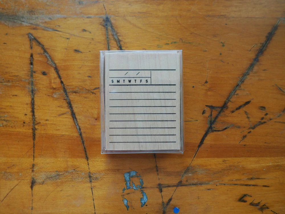 Kodomo No Kao - Bullet Journal Stamp - Week (0405-003)