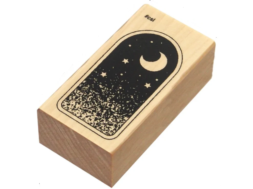 Kodomo No Kao - Stamp - I Love Stamp - Moon Sky (1535-030)