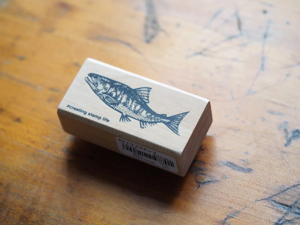 Kodomo No Kao - Stamp - I Love Stamp - Salmon (1535-010)
