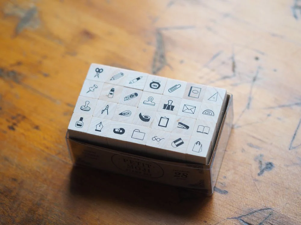 Kodomo No Kao - Stamp Set - Petit Moji - Stationery (1234-019)