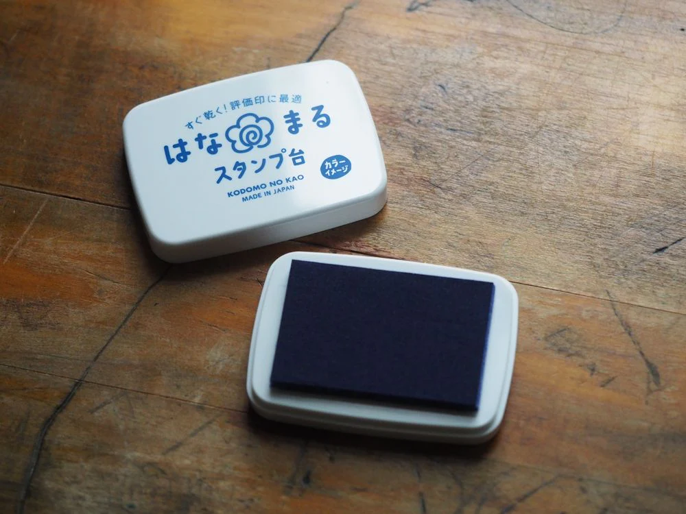Kodomo No Kao - Stamp Pad (78 x 57mm) - Blue