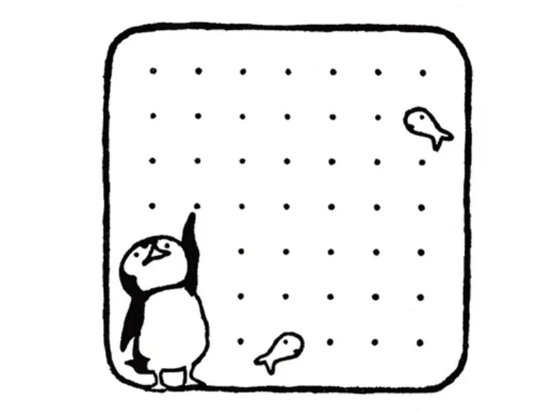 Kodomo No Kao - Stamp - Penguin Memo (1675-006)