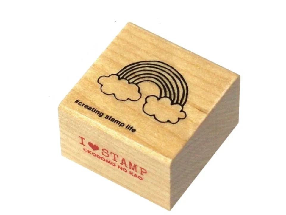 Kodomo No Kao - Stamp - I Love Stamp - Rainbow (1533-010)