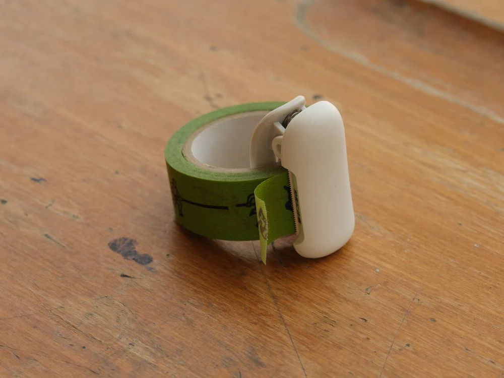 Kokuyo Cut clip-type Washi Tape cutter 10~15mm - White - Image 2