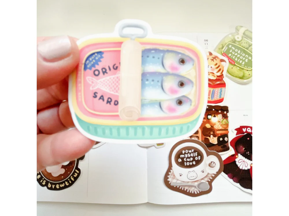 Kuboandlucy Stationery Co. - Vinyl Sticker - Sardine
