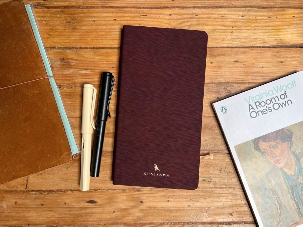Kunisawa Find Flex Notebook - Wine Red