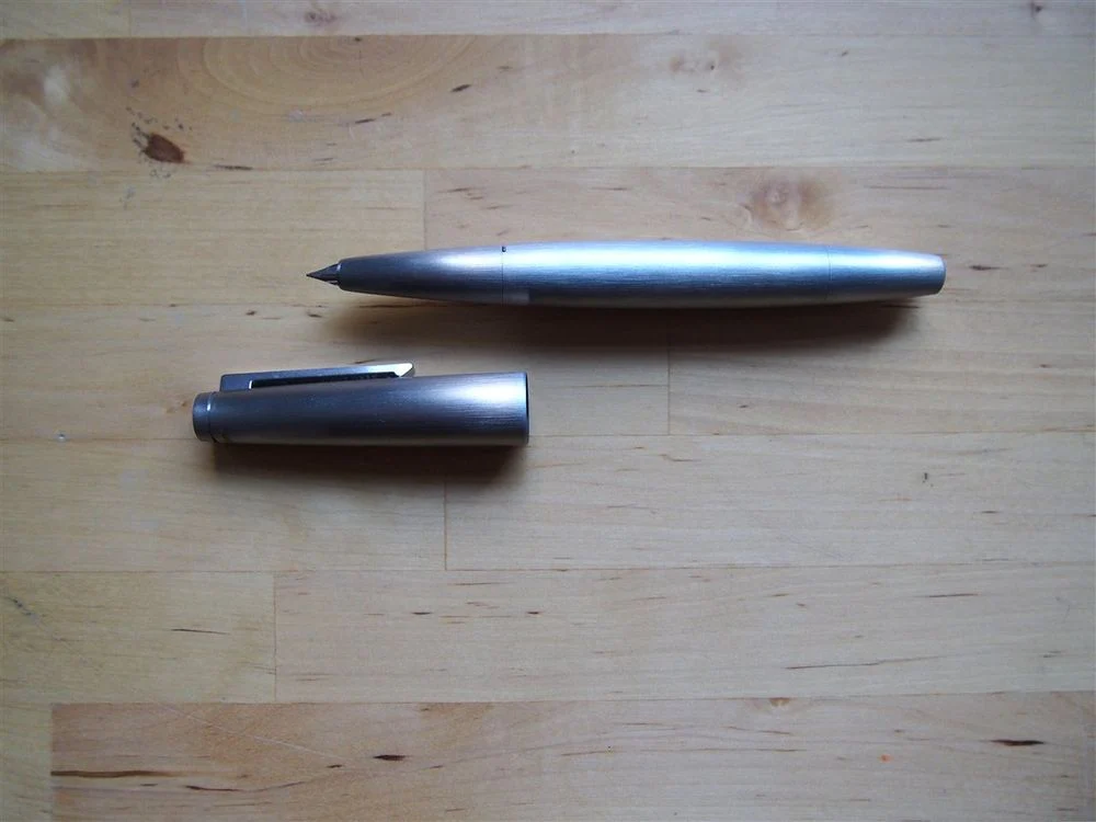 Lamy 2000 Fountain Pen - Stainless Steel - Image 2