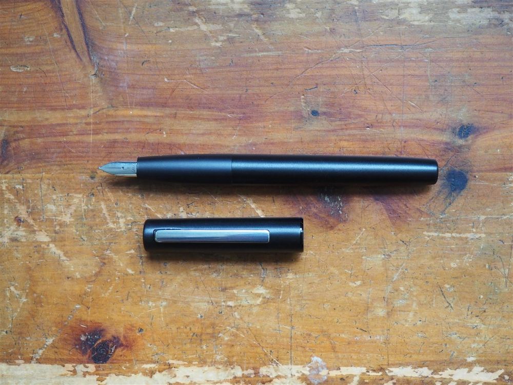 Lamy Aion Fountain Pen - Black Steel