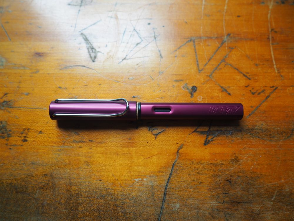 Lamy Al-Star Fountain Pen - Black Purple