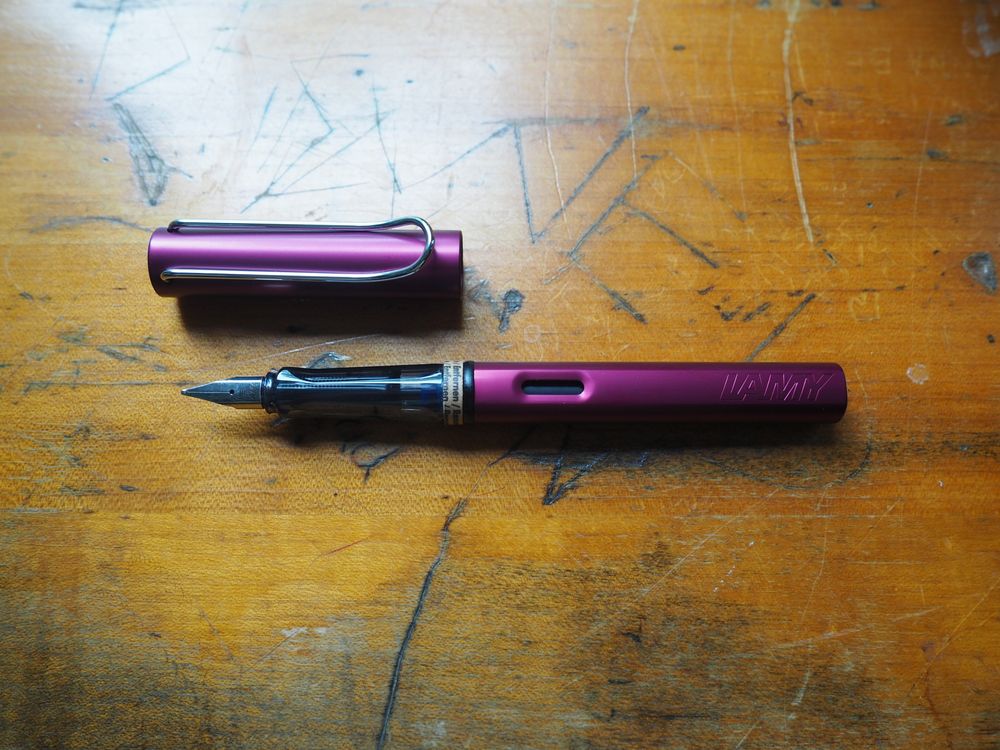 Lamy Al-Star Fountain Pen - Black Purple - Image 2