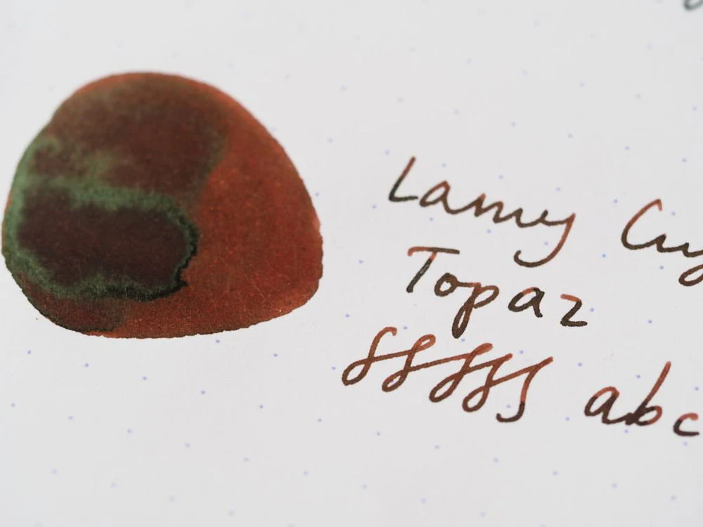 Lamy Crystal - Fountain Pen Ink (30mL) - Topaz - Image 4