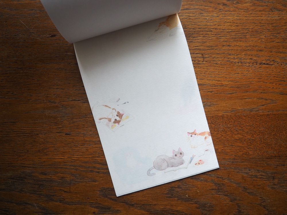 Letter Writing Paper - Nekorobi - There's a Cat - Image 2