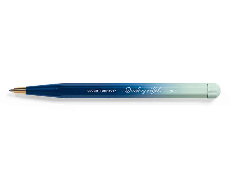 Leuchtturm Drehgriffel Ballpoint Pen - Gradient Edition - Navy/Mint Green