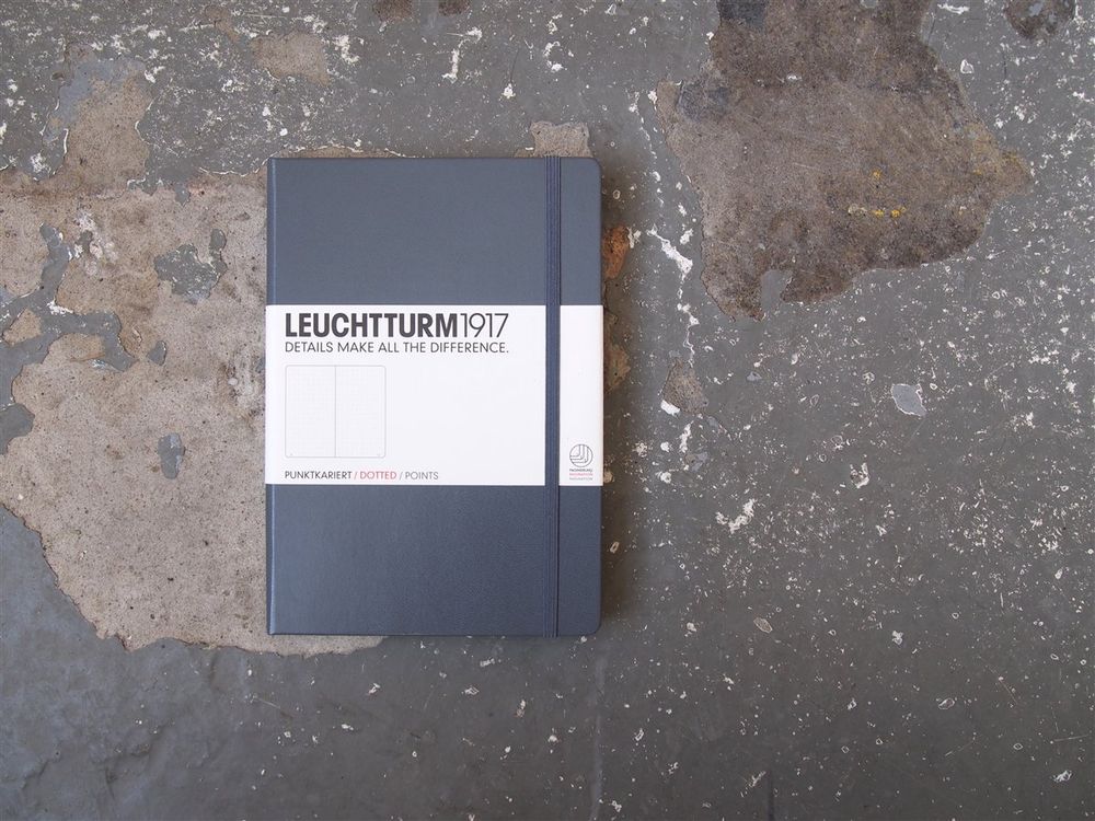Leuchtturm Hardcover Notebook - A5 - Anthracite (Dotted)