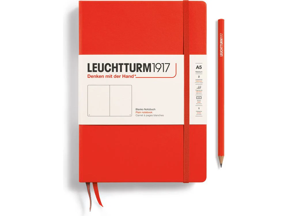 Leuchtturm Hardcover Notebook - A5 - Lobster (Dotted)