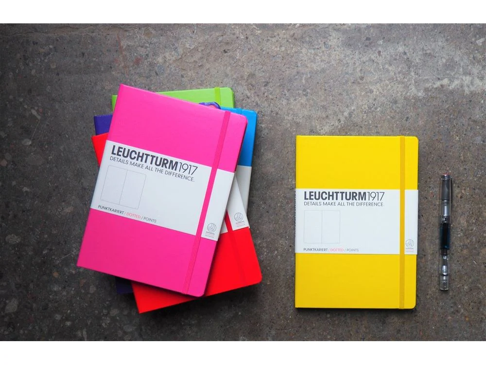 Leuchtturm Hardcover Notebook - A5 - Sand (Dotted) - Image 4