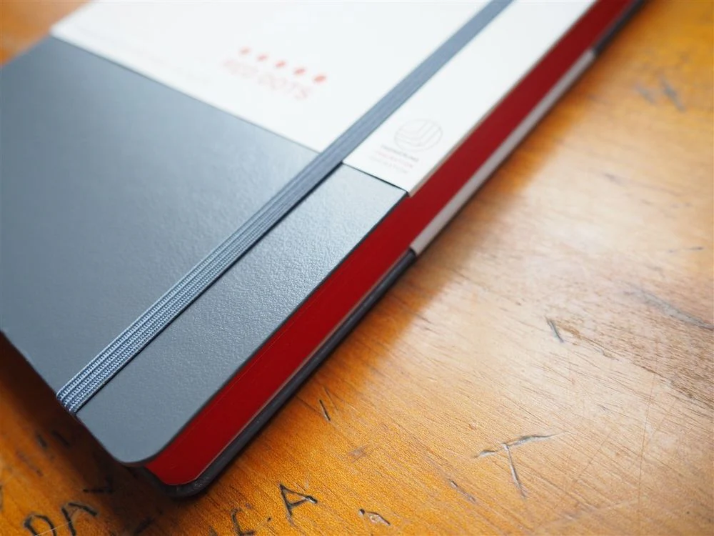 Leuchtturm Hardcover Notebook - A5 - Special Edition - Anthracite (Red Dotted) - Image 2