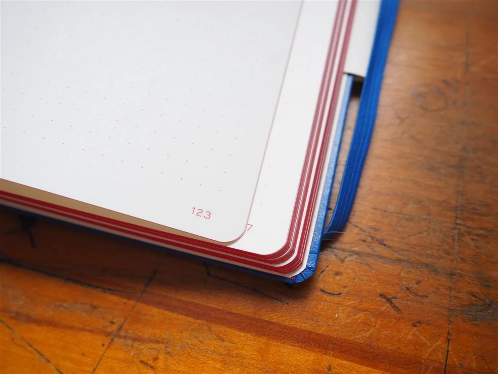 Leuchtturm Hardcover Notebook - A5 - Special Edition - Royal Blue (Red Dotted) - Image 3