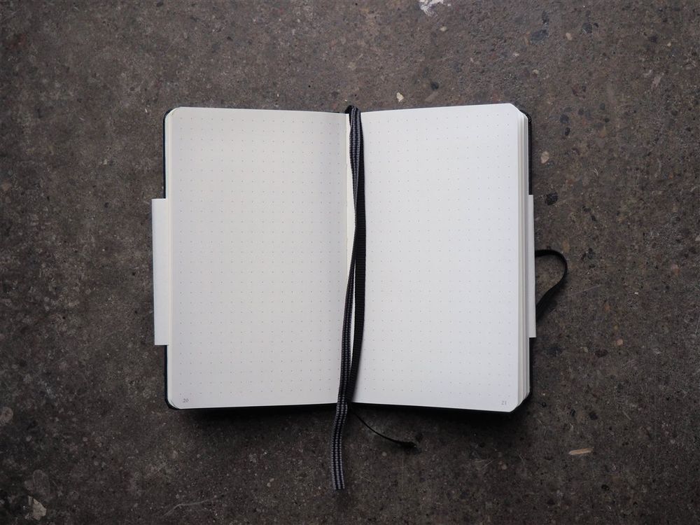 Leuchtturm Hardcover Pocket Notebook - A6 - Black (Dotted) - Image 2