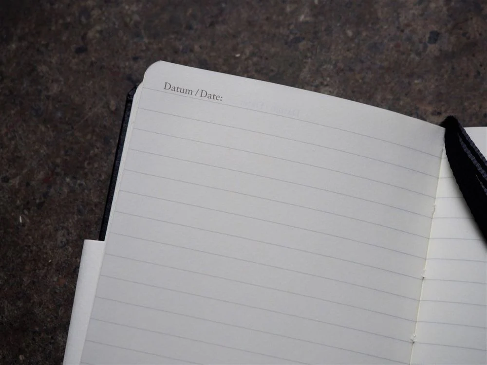 Leuchtturm Hardcover Pocket Notebook - A6 - Black (Lined) - Image 3