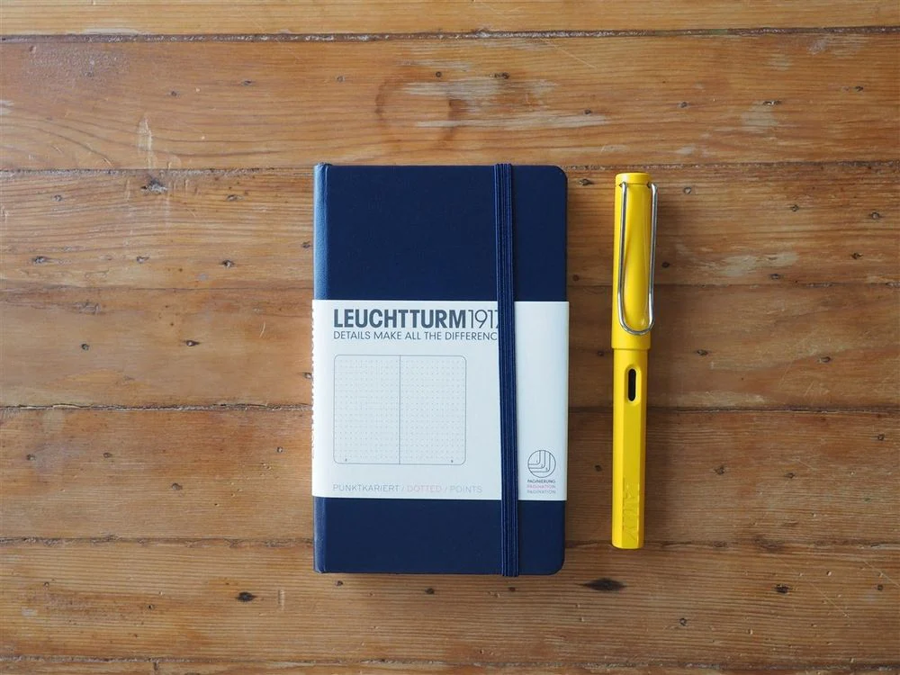 Leuchtturm Hardcover Pocket Notebook - A6 - Navy (Dotted) - Image 2