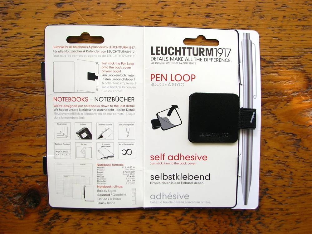 Leuchtturm Pen Loop - Black - Image 2