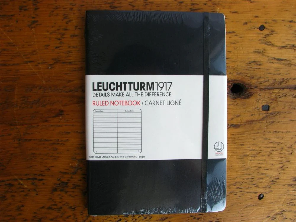 Leuchtturm Softcover Notebook - A5 - Black (Lined)