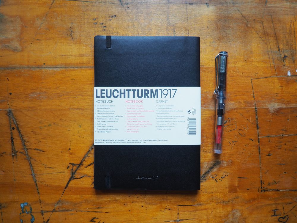 Leuchtturm Softcover Notebook - A5 - Black (Plain) - Image 2