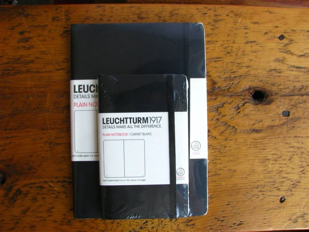 Leuchtturm Softcover Pocket Notebook - A6 - Black (Plain) - Image 2