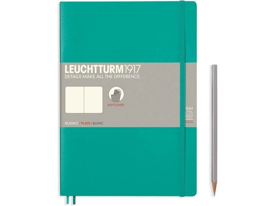 Leuchtturm Softcover Notebook - B5 - Emerald (Dotted)