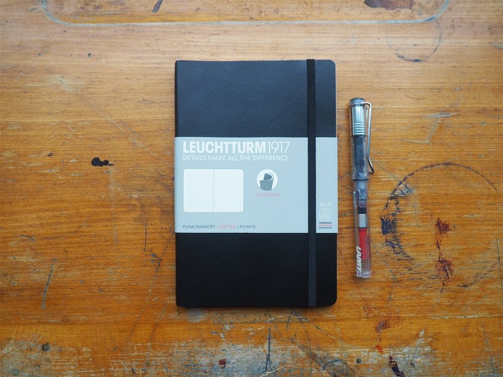 Leuchtturm Softcover Notebook - B6+ - Black (Dotted) - Image 2
