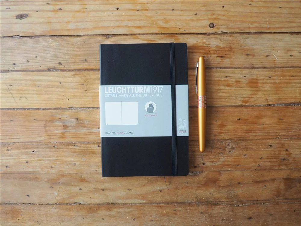 Leuchtturm Softcover Notebook - B6+ - Black (Plain) - Image 2