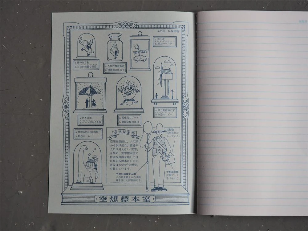 Life Japanese Stationery Blue Kyupodo A5 Notebook - Lined - Image 5