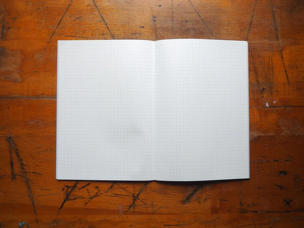 Life Japanese Stationery Pistachio Notebook A5 - Grid - Image 3