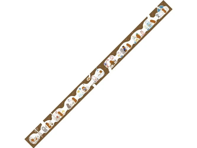 Life Kyupodo Washi Tape -  Mole House (9T08)