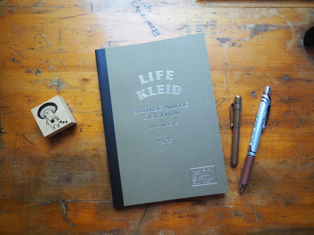 Life Stationery Kleid Noble Note Section - Camel - A5