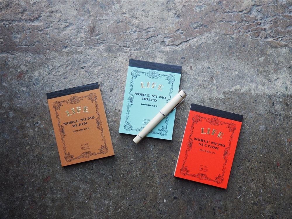 Life Stationery "Noble Memo" Section Pad - B7 - Image 3