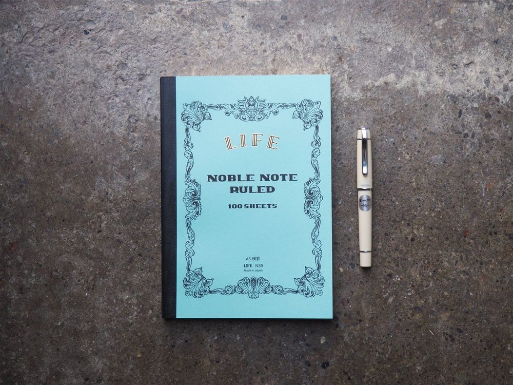 Life Stationery "Noble Note" Lined Notebook - A5
