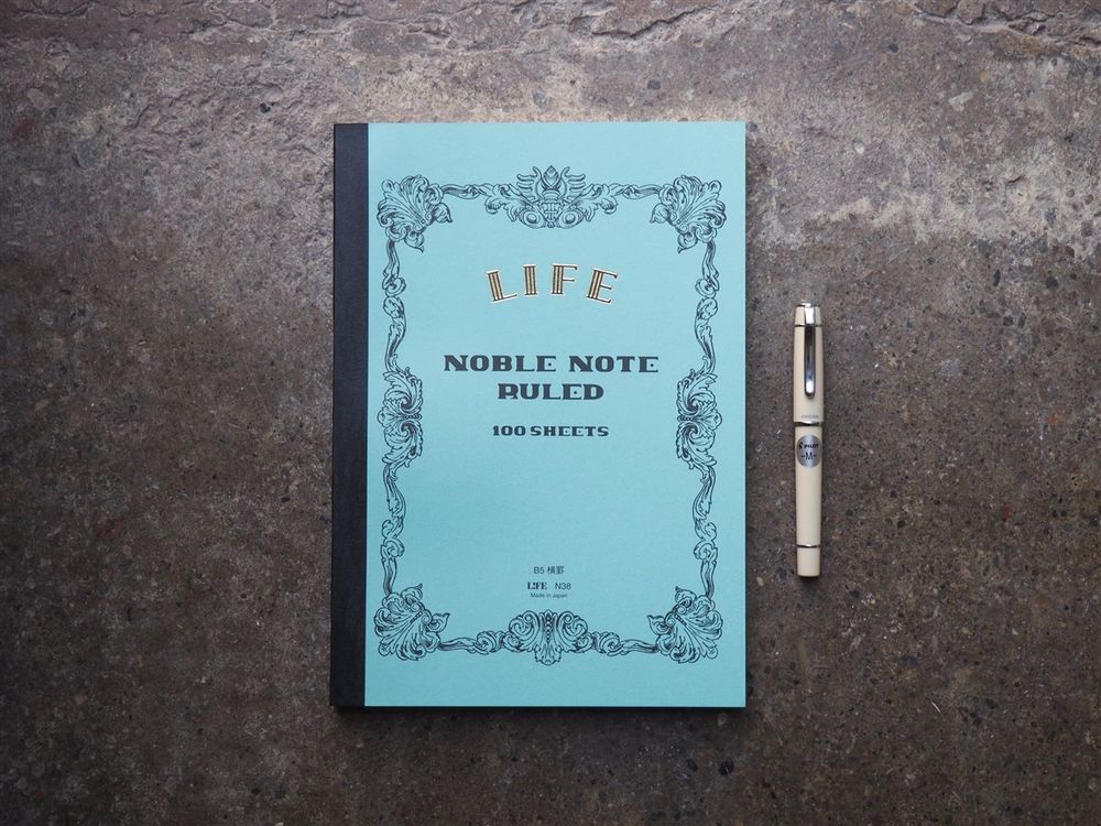 Life Stationery "Noble Note" Lined Notebook - B5