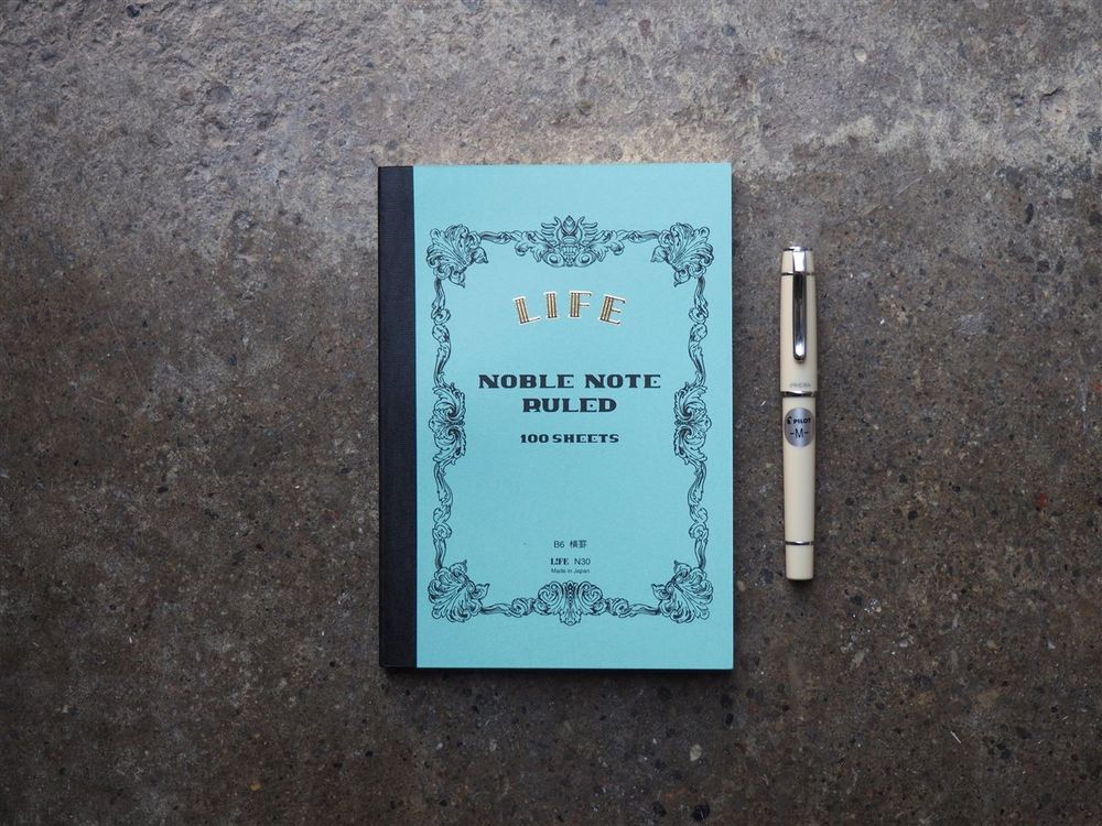 Life Stationery "Noble Note" Lined Notebook - B6