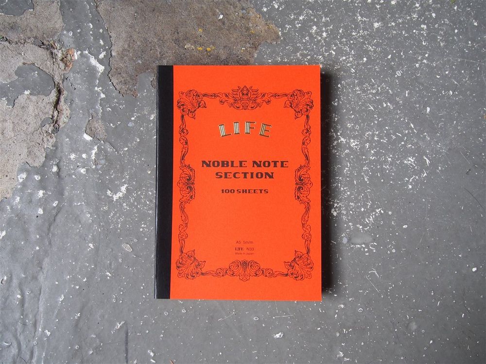 Life Stationery "Noble Note" Section Notebook - A5