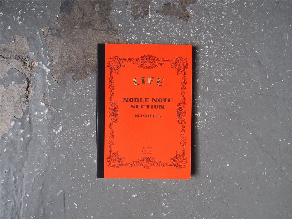 Life Stationery "Noble Note" Section Notebook - B5