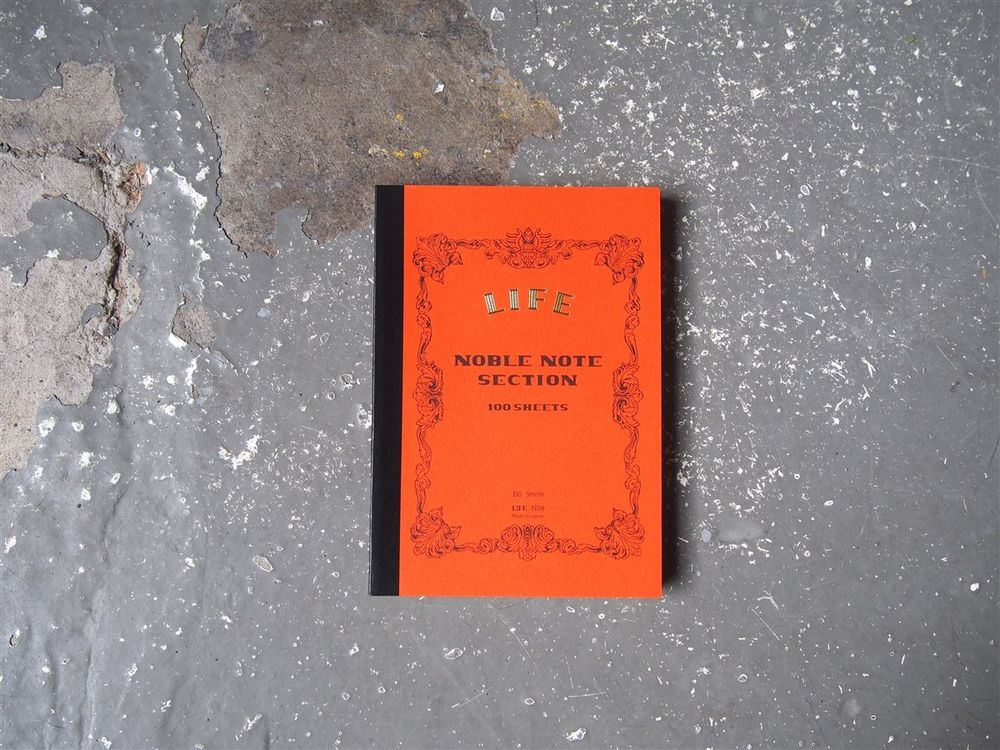 Life Stationery "Noble Note" Section Notebook - B6