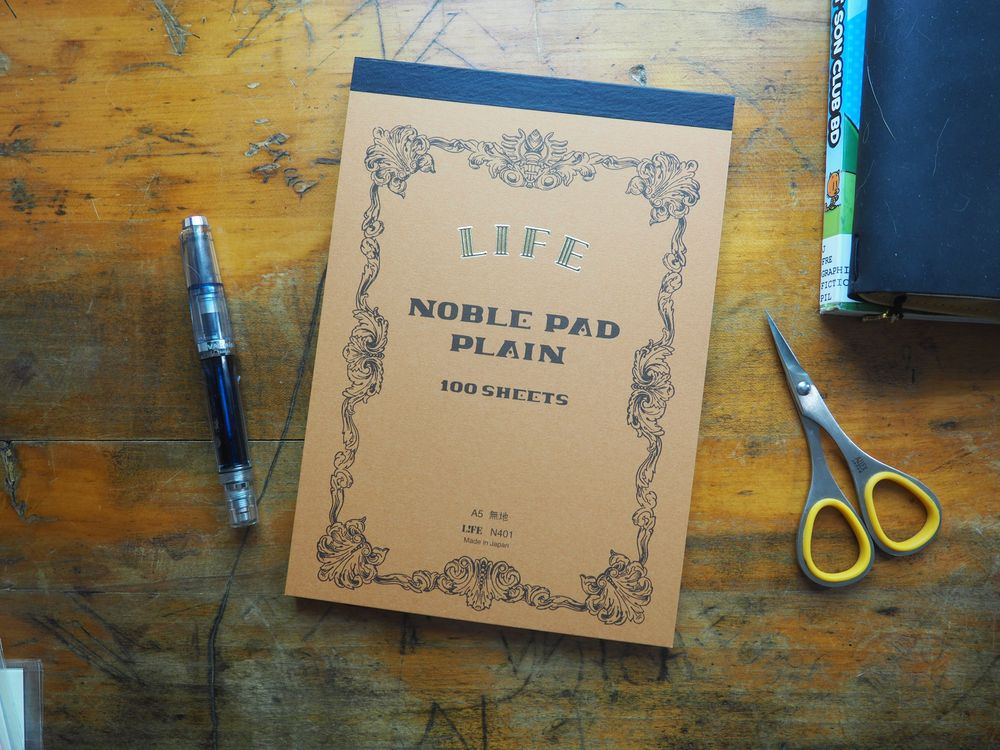 Life Stationery Noble Pad - A5 - Plain