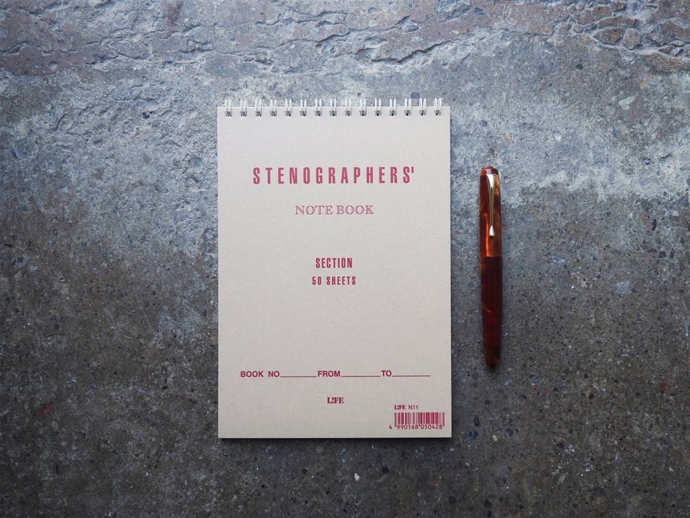 Life Stationery Stenographer's Notebook - Grid