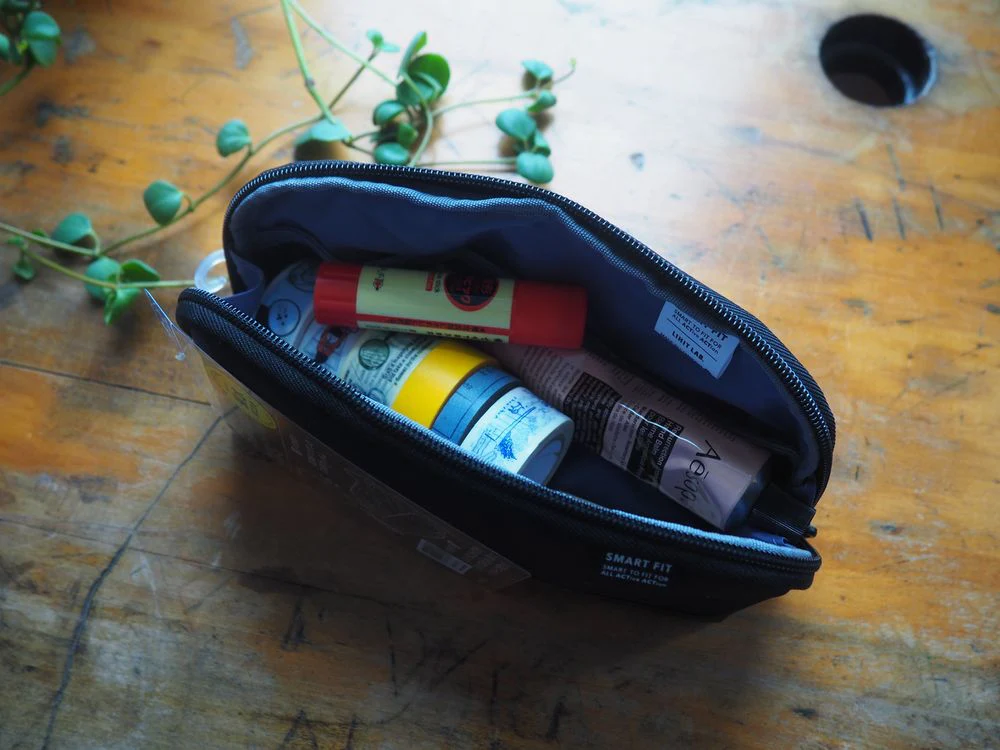 Lihit Lab - Wide Open Pen Case Smart Fit - Black (A-7688-24) - Image 4