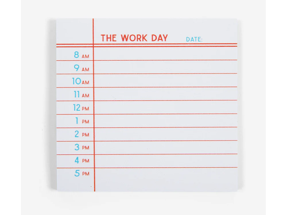Marigold Press - Sticky Notes - The Work Day Post-It
